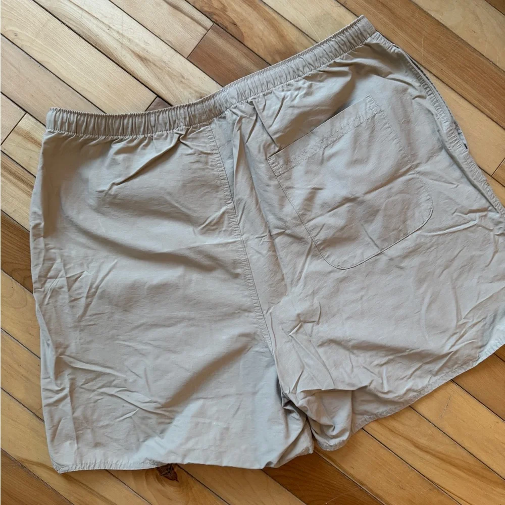 Essentials Light Tan Drawstring Shorts - Picture 4 of 4